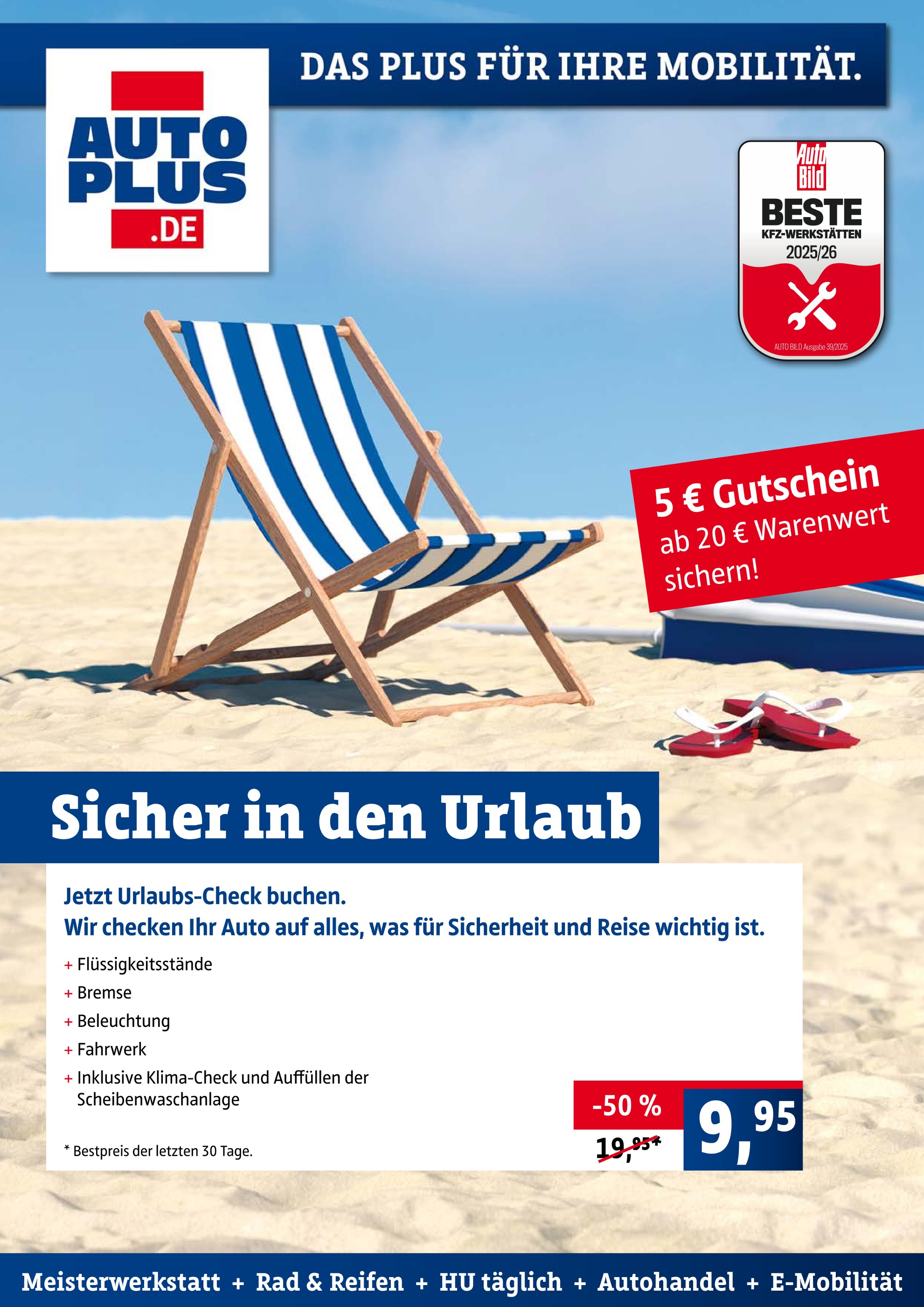 AUTOPLUS Prospekt mit 6 Seiten (Altlay)